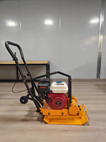 Compacteur à plaques LONGSHUN LS-60 à essence 5,5 CV 65 kg, vibratoire pour asphalte, à couple élevé
