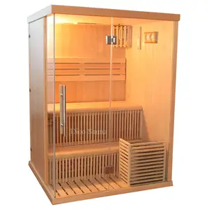 Indoor hölzerne Sauna-Box, traditioneller Stil, Trockendampf-Sauna-Zimmer