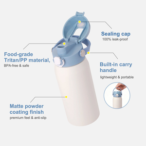 Botellas Infantiles Personalizadas con Impresión, de Acero Inoxidable de Doble Pared, Aisladas al Vacío, de Grado Alimenticio, 450ml 550ml, con Tapa Libre de BPA - Product Image 3