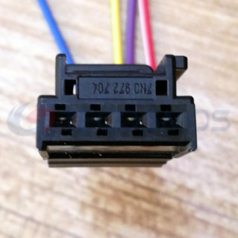 Audi & Volkswagen Tail Light Plug 7N0972704 4Pin CT4-0204M Car Connector with Copper Contacts