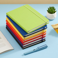 Cuaderno diario de cuero PU de oficina tamaño A4 A5 logotipo personalizado elegante precio barato venta directa de fábrica
