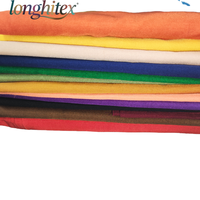 Longhitex Direct 65% Polyester 35% Coton TC Popeline Teint Cardé 45*45 110*76 Tissu Tissé Uni pour Jupes Garçons