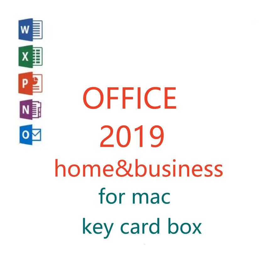 0ffice 2019 Casa e Negócios para Mac KeyCard Caixa de ativação online 2019 Hb para Mac Key Card pkc Caixa Transporte rápido