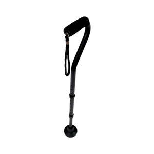 Bastone da Passeggio Estensibile Bariatrico, Bastoni da Passeggio per Anziani, Alluminio Nero KMINA K10026 - Product Image 6