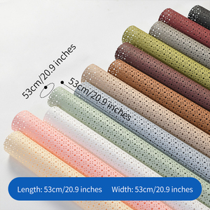 Papier Fenghua enduit d'un seul côté, imperméable, épaissi, pour l'emballage de bouquets de fleurs creuses - Product Image 3