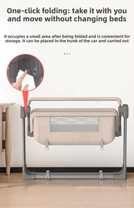 <span class=keywords><strong>Cuna</strong></span> <span class=keywords><strong>Plegable</strong></span> Portátil para Bebés / Columpio Eléctrico para Bebés, <span class=keywords><strong>Cuna</strong></span> Mecedora, Venta al por Mayor del Fabricante - Product Image 5