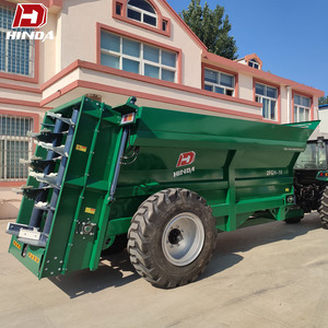 Épandeur de fumier solide à double essieu 6m³ – Machine robuste pour l'épandage de fumier de bétail et de compost – Matériel agricole pour ferme laitière - Product Image 2