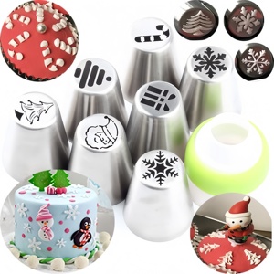 Juegos <span class=keywords><strong>de</strong></span> Herramientas Avanzadas para Decoración <span class=keywords><strong>de</strong></span> Pasteles, Juegos <span class=keywords><strong>de</strong></span> Herramientas para Rellenar con Crema, con Boquillas <span class=keywords><strong>de</strong></span> Acero Inoxidable para Repostería, para Pasteleiros y Panaderos - Product Image 5