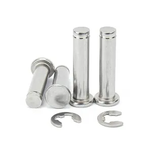 M5 M6 M8 Super Duplex Stainless steel SAF 2205 2507 A286 904L Clevis Pins With Small Head Without Head With Hole With Circlip