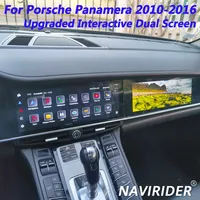 Android Auto Carplay Dual Screen pour Porsche Panamera 970 2010-2017 Navigation Car GPS Carplay Multimedia Video Player Stereo 4G