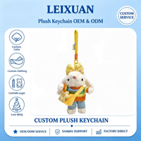 Porte-clés en peluche lapin Cream Lop mignon avec pull arc-en-ciel et sac à fleurs, pendentif de sac en forme de lapin en peluche moelleux, dragonne pour fille