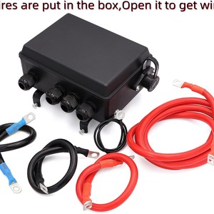 Kit de caja de control para cabrestante eléctrico de 12V 500A con manija con cable para cabrestantes de 8000-15000 libras, ATV, UTV - Product Image 3