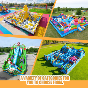Château gonflable en PVC de qualité supérieure avec toboggan et piscine à balles pour les fêtes d'enfants, couleur personnalisée, terrain de jeu gonflable en forme de canard, installation facile - Product Image 6