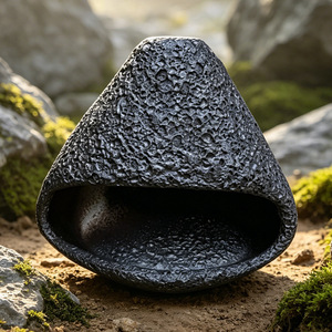 Prêt à expédier – Brûleur d'encens en céramique rétro en forme de <span class=keywords><strong>volcan</strong></span> pour Palo Santo et sauge - Product Image 2