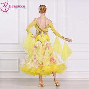 Haute qualité salle de bal robes de <span class=keywords><strong>danse</strong></span> de concurrence internationale standard robe de <span class=keywords><strong>danse</strong></span> de salon à vendre B-16184 - Product Image 6