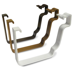 Supports de gouttière en acier au carbone avec crochets et pinces à ressort, structure en F, mesure en pouces HT - Product Image 2