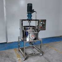 Réservoir de mélange de chaleur de veste d'agitateur de mélangeur de l'acier inoxydable 50L 100L 200L 500L