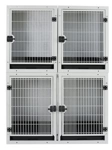 Kandang Hewan Peliharaan KA-505-AZ dari Baja Galvanis Tugas Berat, Desain Modern Kokoh untuk Luar & Dalam Ruangan, dengan Baki Plastik, Kemasan Kotak Pallet untuk Anjing - Product Image 4