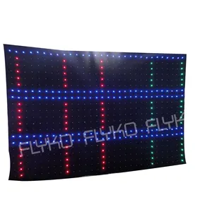 Layar Led untuk Dj Remix PTUS793, Layar LED Dalam Ruangan RGB 3 In 1 Led Dalam Ruangan, Layar Led Film Perekat Transparan 2 Tahun