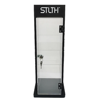 Distributeur de cigarettes pour magasin de tabac, vitrine en acrylique noir mat, présentoir à cigarettes pour supermarché
