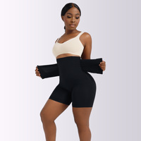 Faja Reductora Levanta Glúteos Sin Costuras Transpirable para Mujer de Cintura Alta con Control Firme Abdomen Plano Bragas Ropa Interior