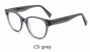 Montura Óptica Ovalada Premium de Acetato con Patrón Impreso, Diseño Unisex Duradero para Compra Directa <span class=keywords><strong>en</strong></span> Línea y Gafas de Visión Clara - Product Image 4