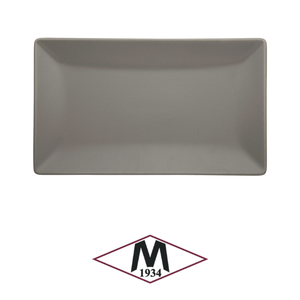 Plat de service Boston / Tokyo 25 × 15 cm en grès gris mat M1934 - Product Image 4