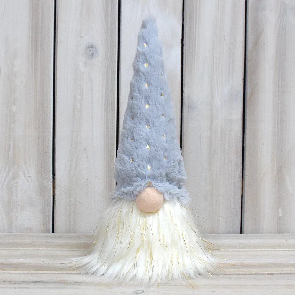 Boheng New Christmas scandinavo Swdish Tomte Doll Gifts Gonk Xmas LED Lighting gnomi Decor per la casa