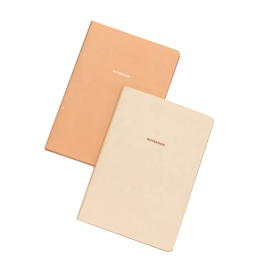 2Pcs Groothandel Hoge Kwaliteit School Eenvoudige Note Boek Naaien Notebook Printen