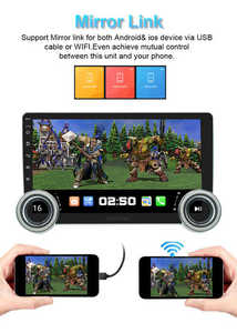 360 grados Panorama 2 Din Android Car Radio con Carplay Dashboard <span class=keywords><strong>Auto</strong></span> para REPRODUCTOR DE DVD con perillas dobles Pantalla de audio - Product Image 2
