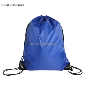 Bán Buôn Không Thấm Nước Giá Rẻ Số Lượng Nhỏ Ba Lô Biểu Tượng Tùy Chỉnh Polyesterbackpack Có Thể Gập Lại Mua Sắm Dây Kéo Ba Lô - Product Image 2