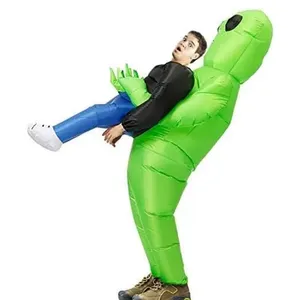 Tùy chỉnh ngoài Trái Đất Người Ngoài Hành Tinh Phù hợp với Inflatable thổi lên vui Anime ưa thích ăn mặc người ngoài hành tinh Cosplay Halloween Đảng Inflatable trang phục