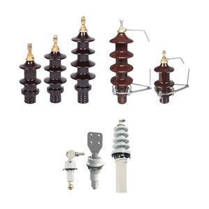 عازل خزفي مخصص للتركيب على الأعمدة أحادي الطور بقدرة 125 أمبير-5000 أمبير وجهد 10 كيلو فولت-333 كيلو فولت وفقًا لمعايير ANSI - Product Image 1