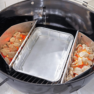 Bacs à graisse pour <span class=keywords><strong>Weber</strong></span>, plateaux en aluminium jetables pour grilles <span class=keywords><strong>Weber</strong></span>, doublures de remplacement universelles pour la série <span class=keywords><strong>Weber</strong></span> - Product Image 5
