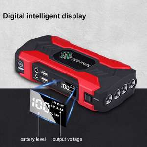 Avviatore <span class=keywords><strong>di</strong></span> Emergenza Portatile per Auto 28000mA con Caricabatterie e Luce LED per Veicoli 12V Diesel - Product Image 6