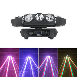 3W * 9pcs tam giác 4 trong 1 di chuyển đầu giai đoạn đèn RGBW màu 9 Đầu SPIDER Laser di chuyển ánh sáng 9 mắt <span class=keywords><strong>Led</strong></span> - Product Image 3