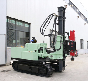 เครื่องเจาะเสาเข็มไฮดรอลิก APCOM Crawler สำหรับติดตั้งแผงโซลาร์เซลล์ในฟาร์มโซลาร์เซลล์ในทะเลทราย - Product Image 4