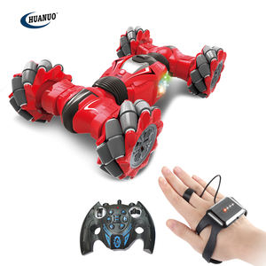 Reloj de mano inteligente con sensor de gestos, coche de juguete con control remoto de doble cara, escala 1:12, 2,4 GHz - Product Image 1