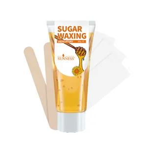 50g Sugar Wax Kit Less Painful Hair Removal No Heat Water Soluble For All Skin Body Hair Types