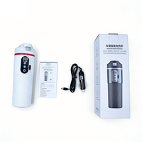 Tasse chauffante intelligente pour voiture 500ml 12V 24V, bouilloire électrique portable à ébullition rapide, pour voyage, SUV, camion, café, thé