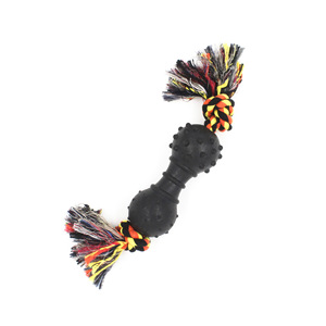 Interactive Play Durable Eco-Friendly <b>Dog</b> Chew Toy Indestructible TPR & Cotton Rope for Aggressive Chewers Indoor/Outdoor Use - Product Image 5