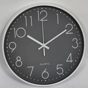 Reloj de pared de tiempo infinito al por mayor de lujo moderno al por mayor OEM de fábrica 12 pulgadas para colgar <span class=keywords><strong>en</strong></span> la pared reloj analógico de una sola cara - Product Image 6