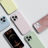 Coque de téléphone en silicone liquide magnétique pour iPhone 12 13 14 15 16 17 18 Pro Max, coque arrière en silicone pour iPhone 16, coque de téléphone magnétique