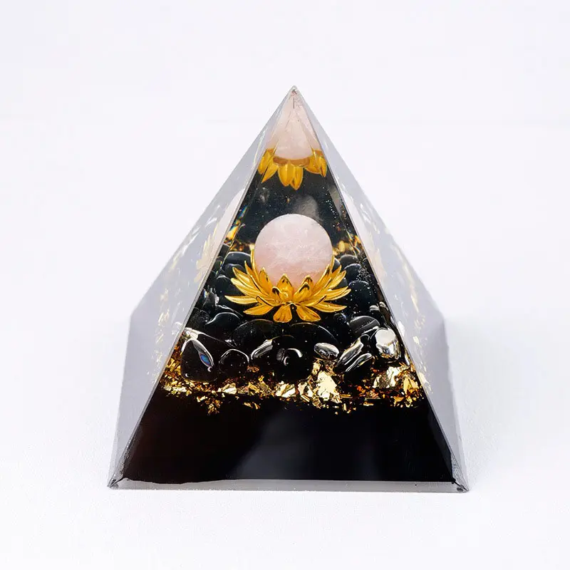 Edelsteen Handgemaakte Orgoniet Zwarte Agaat Roos Bol Lotus Piramide Agaat Piramides Voor Meditatie Kopen Van Amayra Kristallen Export