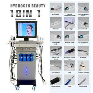 18 in 1 High Frequency Microdermabrasion Vacuum Blackhead Remover <b>Scalp</b> Skin <b>Care</b> Machine Oxygen Facial EU UK CN Plugs - Product Image 6