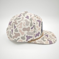 Gorra Richardson 256 de 5 Paneles Personalizable sin Estructura, en Dobby, Terry, Oxford, Popelina, con Bordado a Mano de Leopardo, Puntos, Frutas, Estilo Deportivo y Común