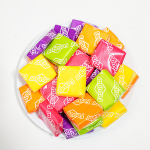 <strong>Sugar</strong> Snacks Fudge Mixed Fruit Flavor Wedding Festive Fruit <strong>Cube</strong> <strong>Candy</strong> Bulk 105g Glucose - Product Image 4