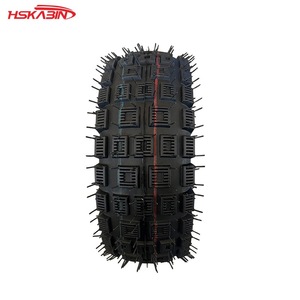 Neumático exterior cuadrado de 3.00-4 pulgadas para motocicleta, kart pequeño de cuatro ruedas - Product Image 2
