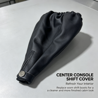 Nouveau produit populaire : Accessoires de modification automobile en cuir pour pommeau de levier de vitesse et cache-curseur de frein à main