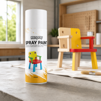Peinture acrylique en aérosol 400 ml, revêtement multi-surfaces, marque personnalisée, peinture automobile multi-couleurs